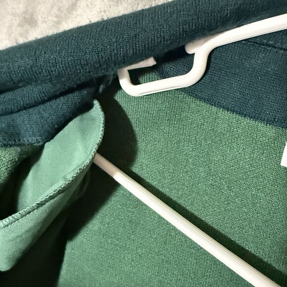 Chico’s Jacket 2XL Size 4 Faux Double Breasted Buttons Blazer Soft Kelly Green - Picture 9 of 10